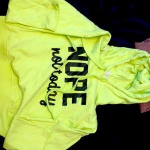 Nope not today cropped sweatshirt
